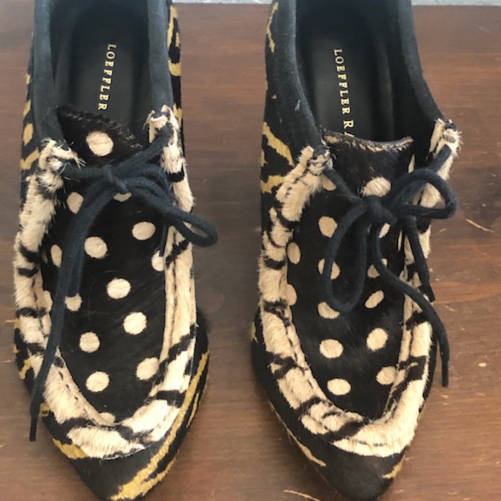 Loeffler Randall Animal Print Shoes